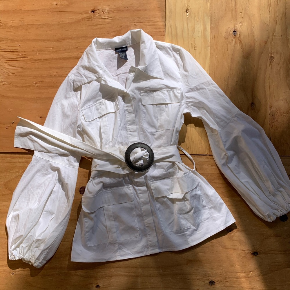 Boston Proper Cotton Safari Top
